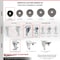 Service Caster 3 Inch Phenolic Wheel Swivel 1/2 Inch Threaded Stem Caster Set with Brake SCC SCC-TS20S314-PHR-TLB-121315-4 - alternate 5